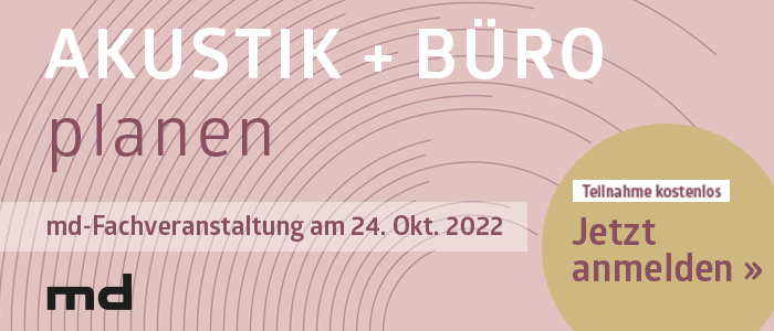 InteriorPark_EU's tweet photo. Don’t miss it! Tina's lecture "Sounds good" at the md forum Akustik+Büro next Monday at 5 pm. You can either attend online or on site in Bogen 2 in Cologne. The @Orgatec trade fair will then begin the next day. 

https://t.co/jNf3Ok1Sr3 
#lecture #Sustainability #acoustic https://t.co/nZ7etbz8Kr