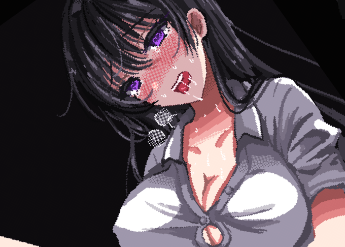 モブです #pixelart #ドット絵 #ヤミヤシキ 