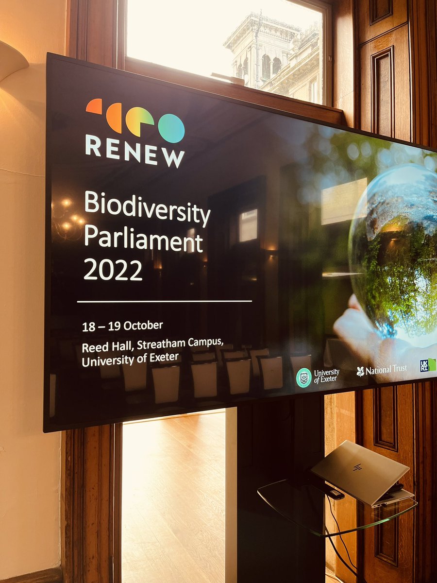 JMcCGeo's tweet photo. Excited to be a part of @RENEW_nature, as a Research Fellow on the Community Action theme. Delighted to be attending day 1 of the #BioParliament22 at @UniofExeter https://t.co/Zel1ry1kPW