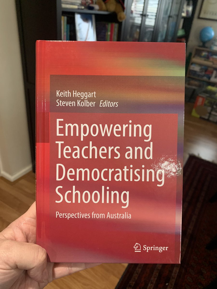 eheggart's tweet photo. Pretty proud of @keithheggart on the publication of his second book! This time as editor with @steven_kolber of a collection of chapters from teachers, academics and other educators. 

Thanks for the book dedication too babe 🥰 https://t.co/VP0pBIBu21