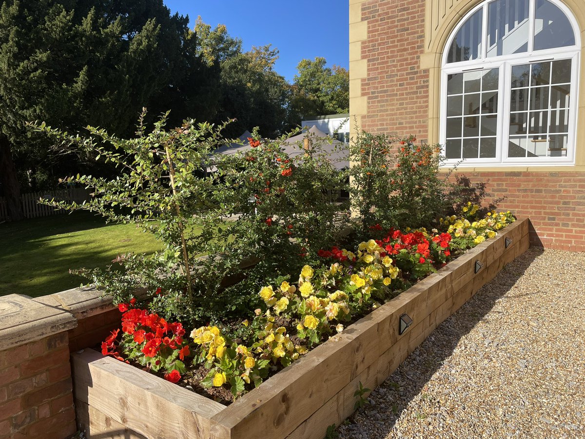 Martin’s pose as he was weeding the lavender beds at #HighLeigh today put me in mind of Moses and his staff or Gideon and his men drinking water (Judges 7). Lovely day BTW. And new flower beds resplendent too.