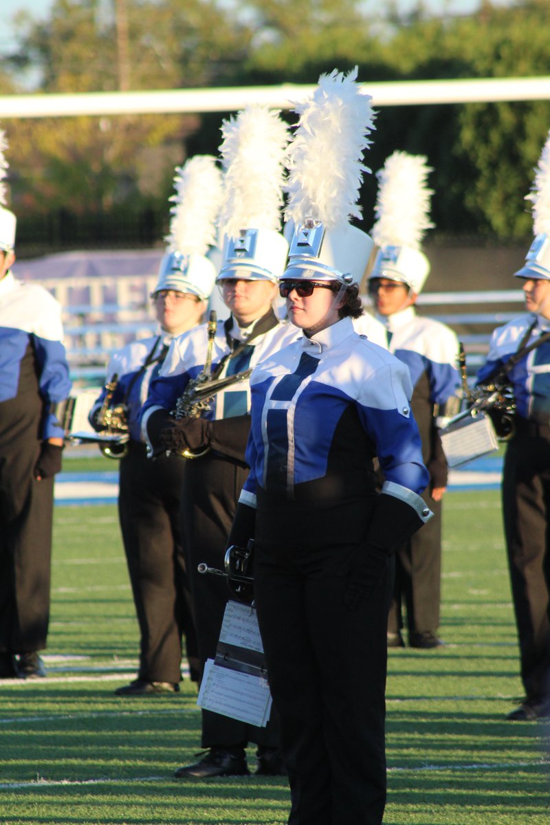 HamiltonHHSBand's tweet photo. Senior night is this Friday at the game. Today, shoutout to seniors Steven and Viera! https://t.co/KJhQjITiSK