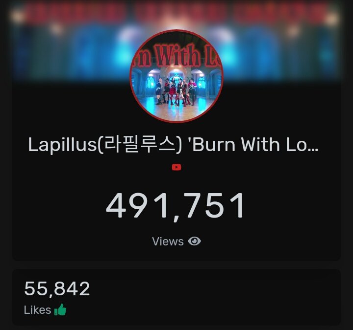 LapillusGSTeam's tweet photo. [📢] VIEWS UPDATE

'Burn With Love' Performance Video
🔗https://t.co/9iilAUaAOT 

I little more push fam and we can finally unlock 500k views for BWL just 8k fam keep streaming!!🙏🔥

#Lapillus #라필루스 #GRATATA #그라타타
@OffclLapillus https://t.co/2wzl3ZOOy8