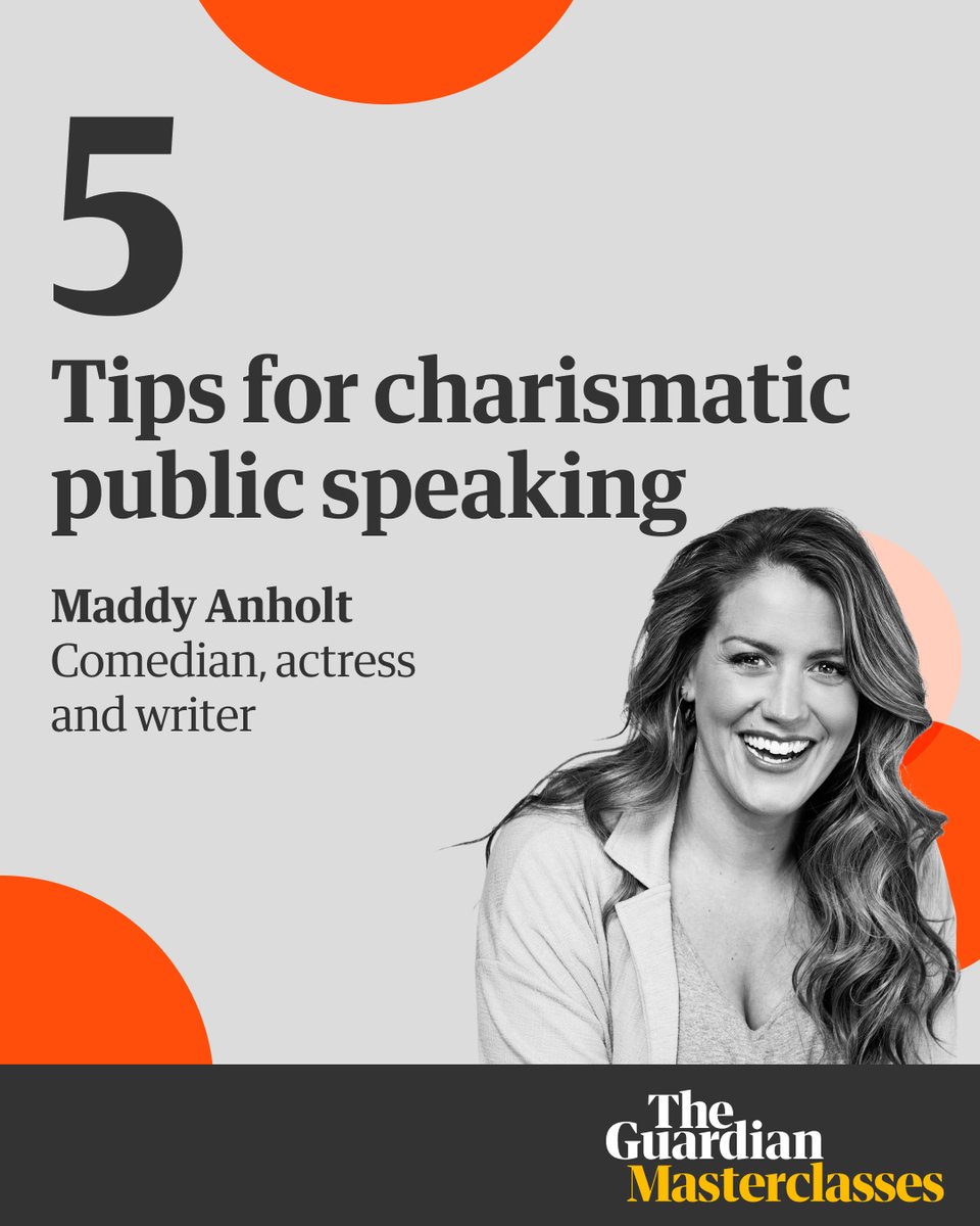 Ahead of her masterclass, <a href="/maddy_anholt/">Maddy Anholt</a> offers five tips for speakers to calm their nerves and deliver a memorable speech.