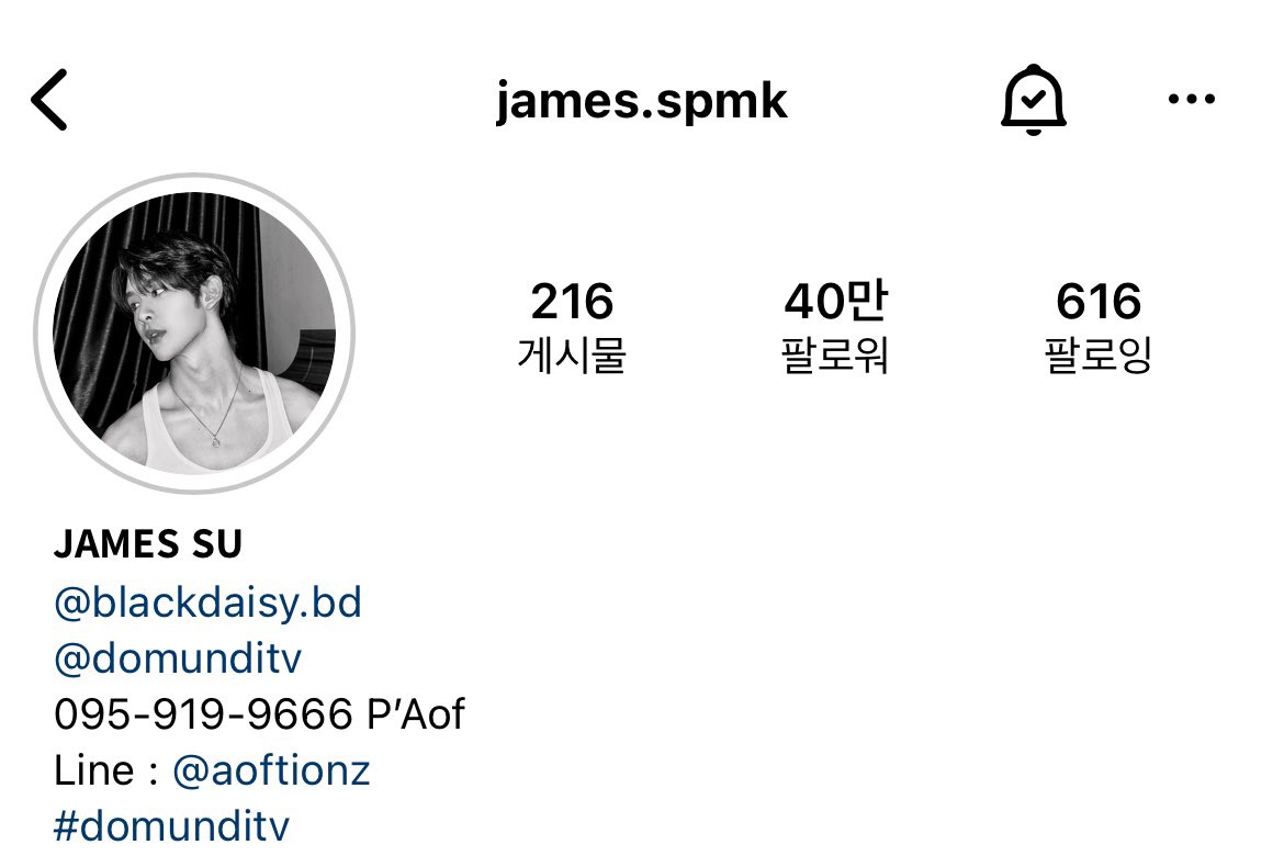 netjameskorea's tweet photo. 40만 팔로워 달성을 축하합니다
언제나 항상 빛나는 너이기를 🤍
#JamesSu https://t.co/1mAVVhs2Hx