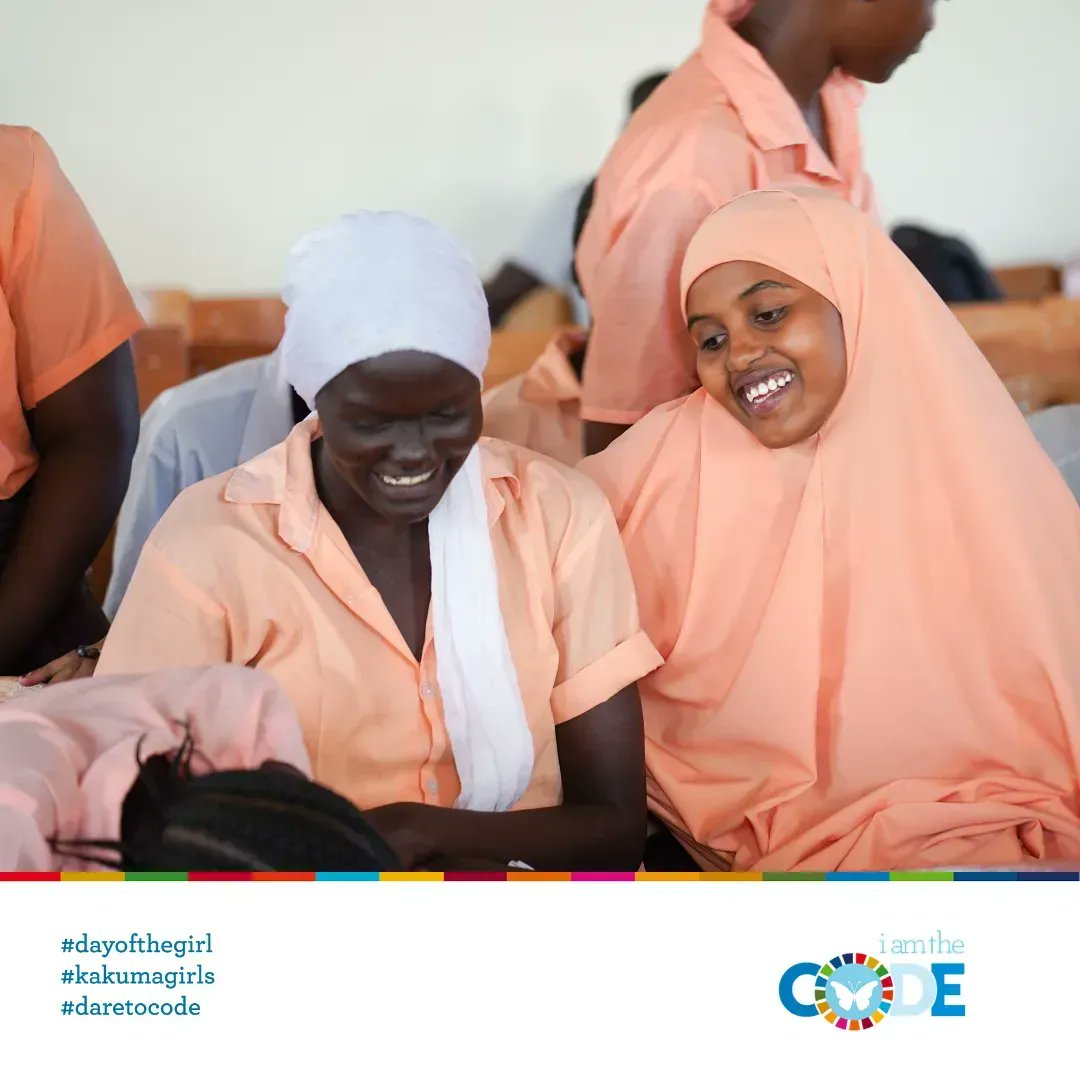 i_amthecode's tweet photo. If we’ve ever seen magic, it has been in these classrooms. A space filled with hope, dreams &amp; passion. Our African classrooms are filled with skills waiting to be unlocked. 🔓✨
#STEM #DOG #Kakumagirls #daretocode #Skillsoft #dayofthegirl https://t.co/CeUbKFBSKG