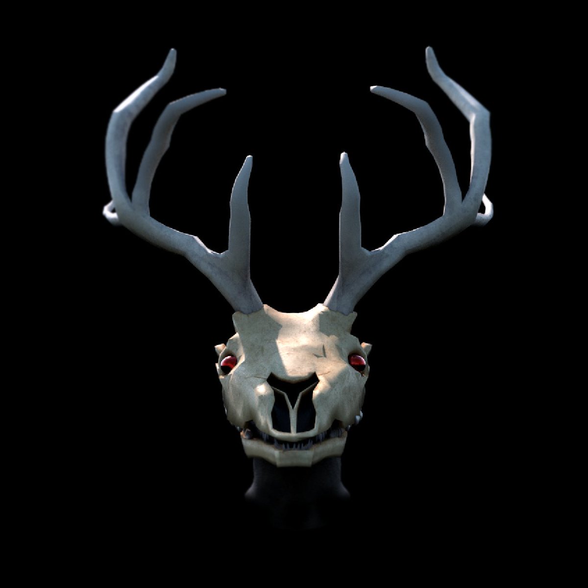 SoulHelixAR's tweet photo. The Wendigo's goal is to maintain the balance of the two realms. 🦌 This mighty nature spirit stands with humankind and will support you on your hunt.

#SoulHelixAR #picoftheday #digitalart #halloween2022 #gamingscreenshot #mobilegames #IndieGameDev #horrorgame #substancepainter https://t.co/pH5O58L0Bk