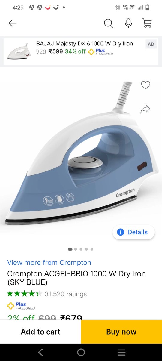 Nibeditarout01's tweet photo. Sending defective product after it is rated 5 but rejecting for replacement.@Flipkart @ConsumerReports https://t.co/X0eW9rtysn