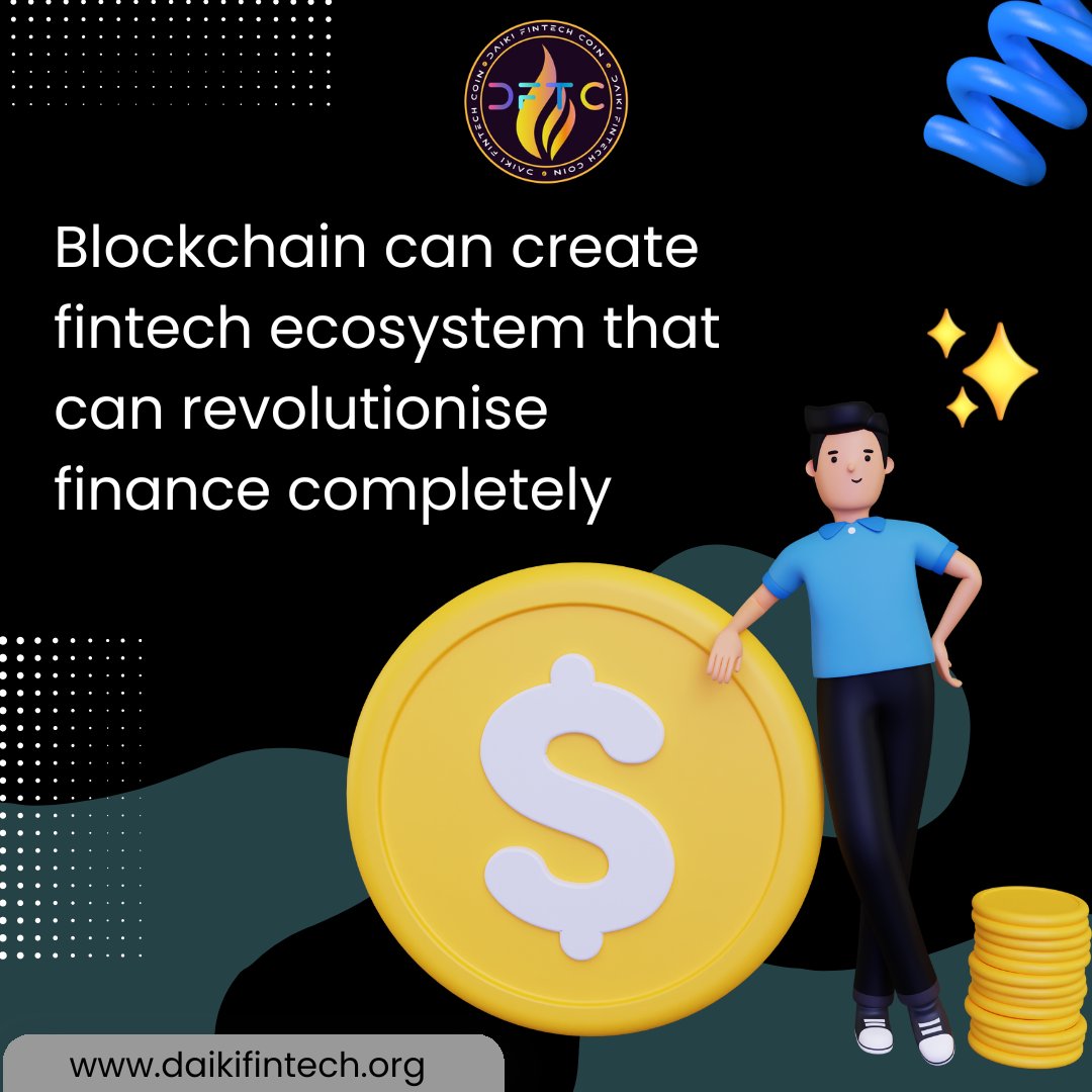 DaikiFintech's tweet photo. Revolutionary finance through blockchain ⚡
___

Know more about DFTC on our website: https://t.co/wpbLKJ56RC
___
.
.
.
.
.
.
#crypto #bitcoin #cryptocurrency #blockchain #btc #ethereum #forex #money #trading #bitcoinmining #cryptotrading #investing #cryptocurrencies #investment https://t.co/84EYikRMUb