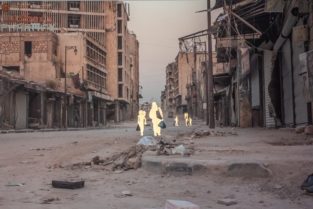 JAMortram's tweet photo. Here The Sustainers II from #TheValueOfEveryone , image was made in Aleppo in 2017, and I showed it alongside the other one of people shopping for grocery during #ChangingState (MA group exhibition) @NGCAsunderland by @sj_rudolphi https://t.co/7PxC6m7zzO