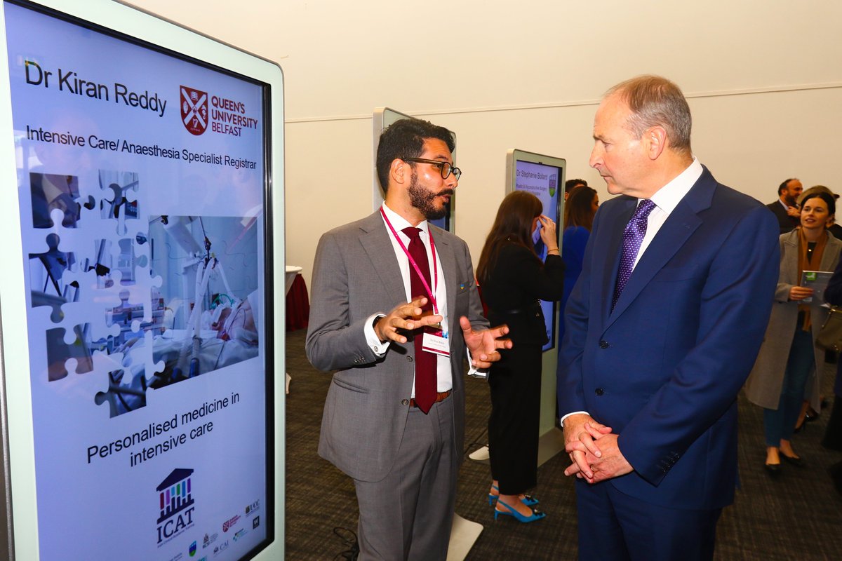 kiranreddy_icu's tweet image. Great opportunity to speak with An Taoiseach @MichealMartinTD about precision medicine in critical care and the future of the field at the #ICAT2launch!

@QUBCritCareResp @WWIEM_QUB @QUBelfast @PhindStudy @COAIrl @hrbireland @ICATProgramme 
photo credit: @xposure101