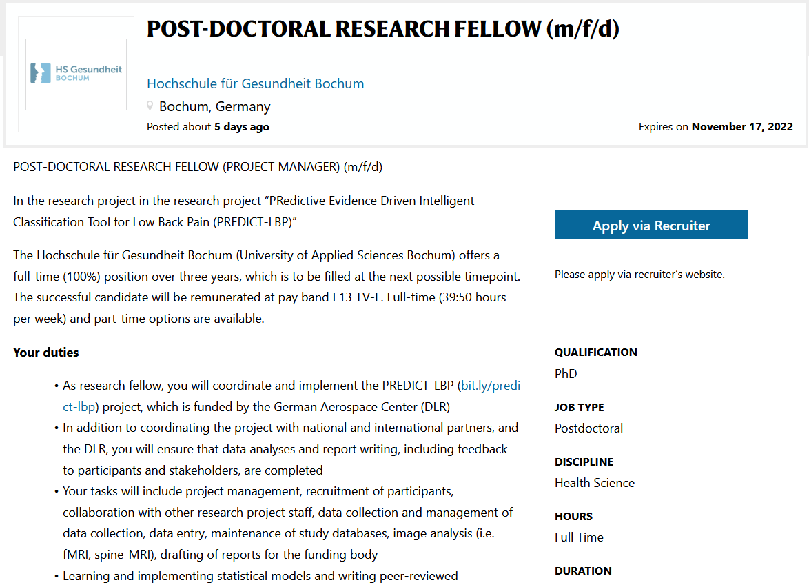belavyprof's tweet photo. Two full-time positions for three years available in this project.

#Postdoc / Project coordinator https://t.co/QlTCl92auE

#DataScience research fellow https://t.co/5gYUwA9VLC

@AcademicChatter
#AcademicTwitter #phdchat #phdlife #research https://t.co/xSXTaXr40Y