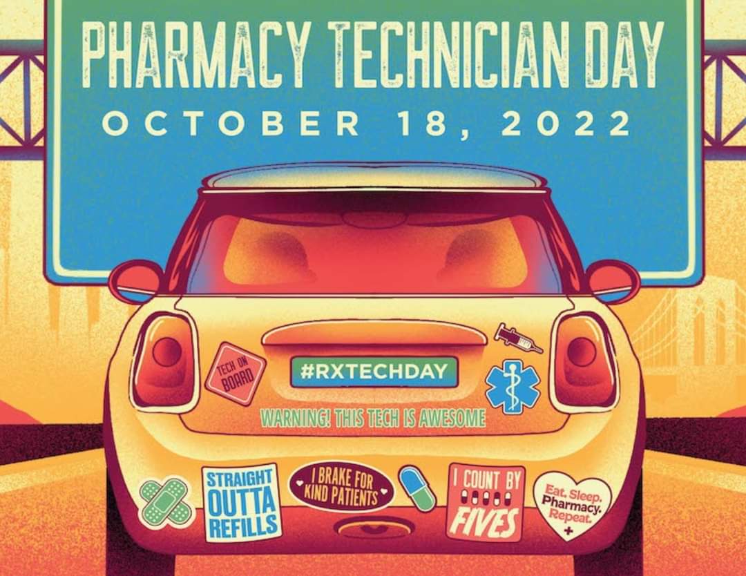 Happy #RxTechDay to all our amazing pharmacy technicians working across all sectors to drive the profession forward!