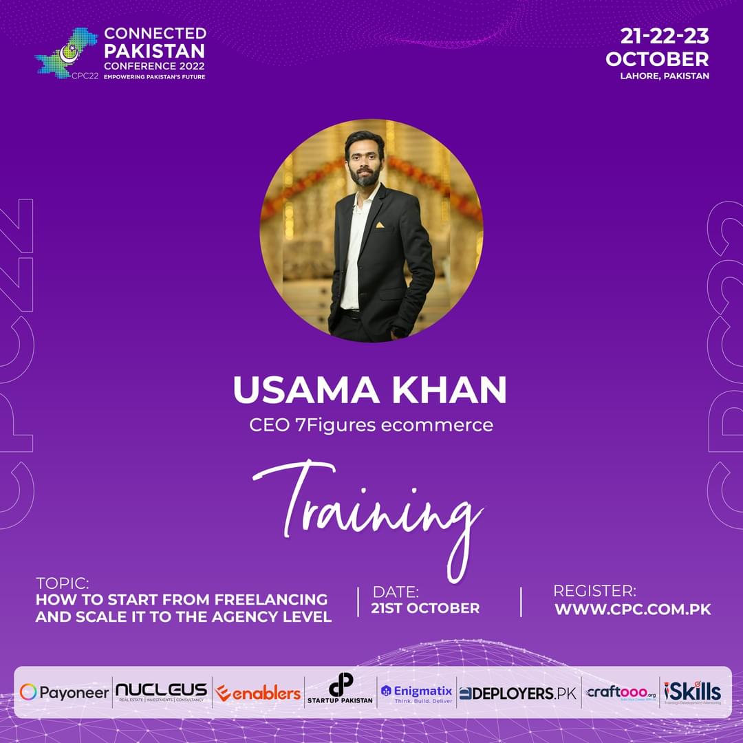 shazibro2's tweet photo. If you want to do local ecommerce and doesn't find any proper direction, then this training will definitely pave the way for you.. Mr. Usama khan, all the way from karachi will joining us..
Register yourself..
#CPC22 https://t.co/uwmozgnSQO