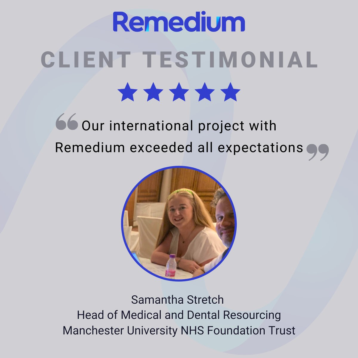 We worked with Manchester University NHS Foundation Trust to implement a face-to-face international recruitment drive for doctors in Mumbai. Watch our latest case study video to find out more ➡️remediumpartners.com/client-case-st…

#nhstrust #clienttestmonial #internationaldoctors #manchester