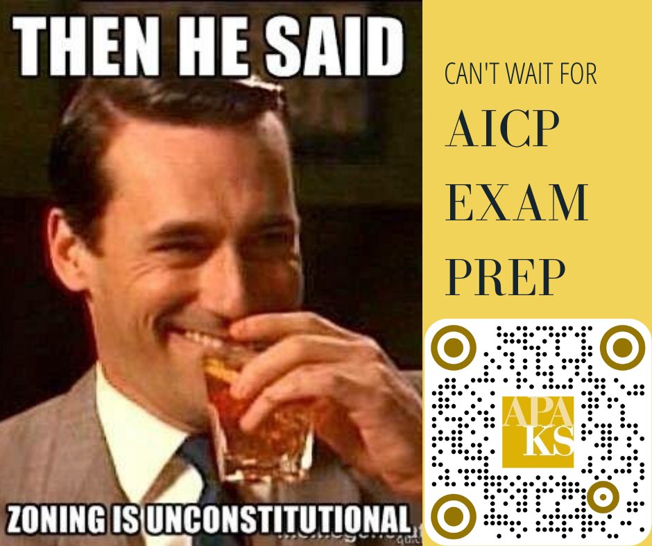 APA_KS's tweet photo. Can't wait for AICP EXAM PREP. See you at the Kansas Planning Conference #KPC2022 #planning #AICP #zoning https://t.co/Tnlq8Sqkwg