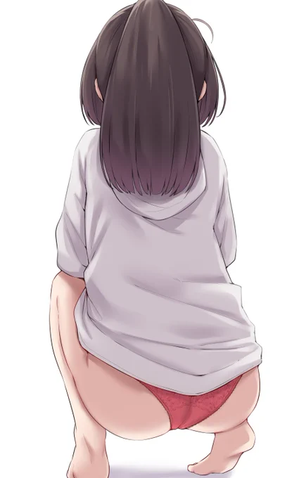 秋月の後ろ姿 