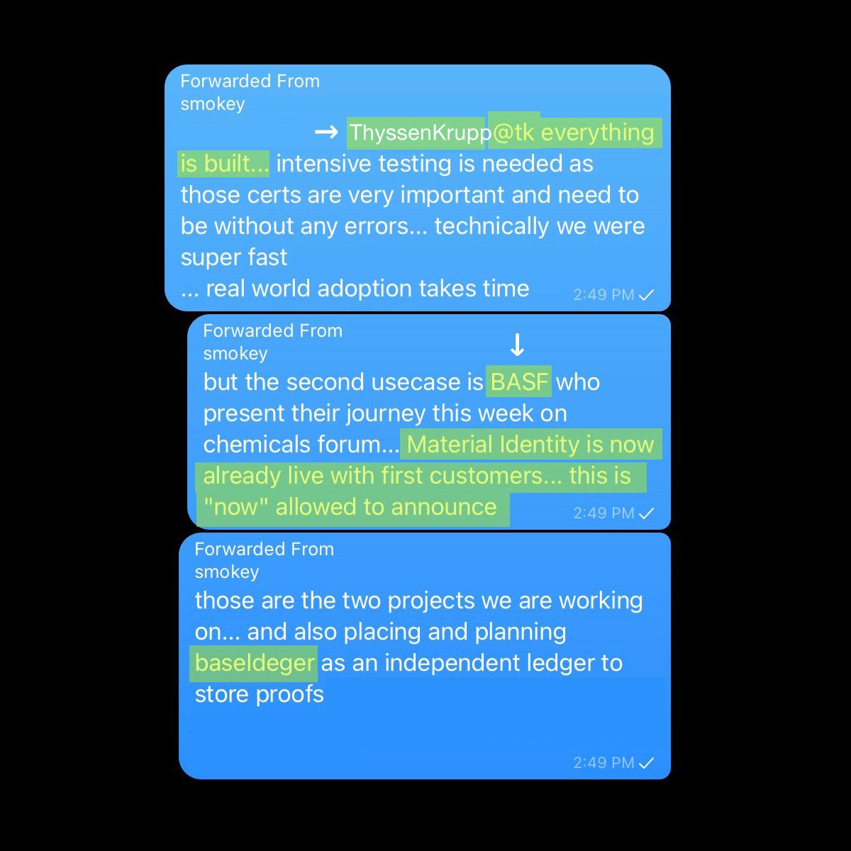 andromeda_IX's tweet photo. @Avilla2022 things are happening. recent updates from $UBT partner Concircle are very promising. #BASF #THYSSENSKRUP #conUBC #materialidentity https://t.co/5ppx5nVDBf