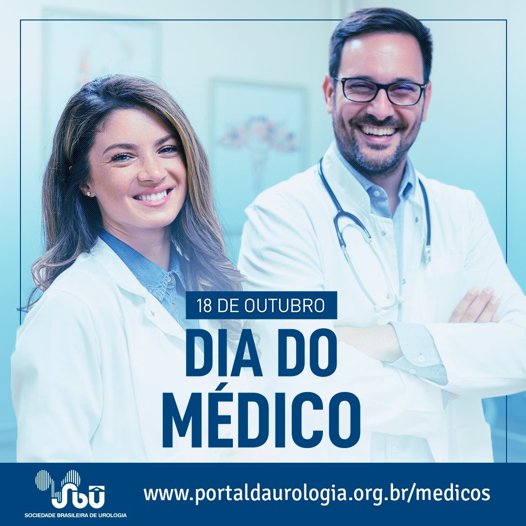 🎆 Neste dia a Sociedade Brasileira de Urologia parabeniza os nossos colegas que dedicam suas vidas a salvar e proteger a saúde do próximo! Feliz Dia do Médico!