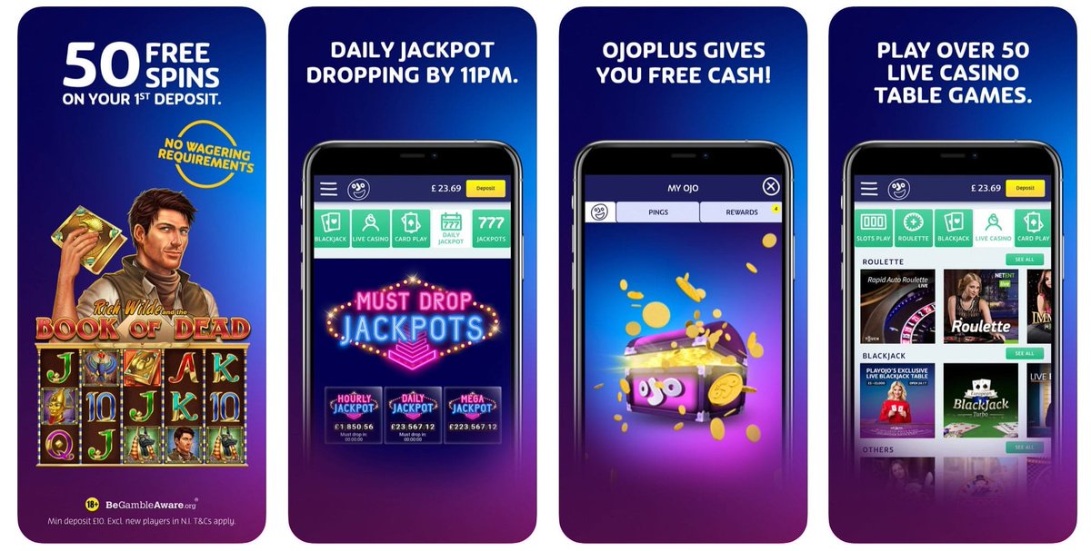 Betting_Offers2's tweet photo. Play OJO All Wins Paid In Cash
No Wagering Requirements, Ever!

1. Get 50 FREE Spins
2. All Wins from Bonuses paid in Cash
3. Link Below To Offer for all Countries
https://t.co/FrlHyQOA8q

.
.
18+ GambleAwear #FreeSpins #Casino #Ad
#Slots #HighStakes #livecasino #mobileslots '6 https://t.co/60y9vswZxK