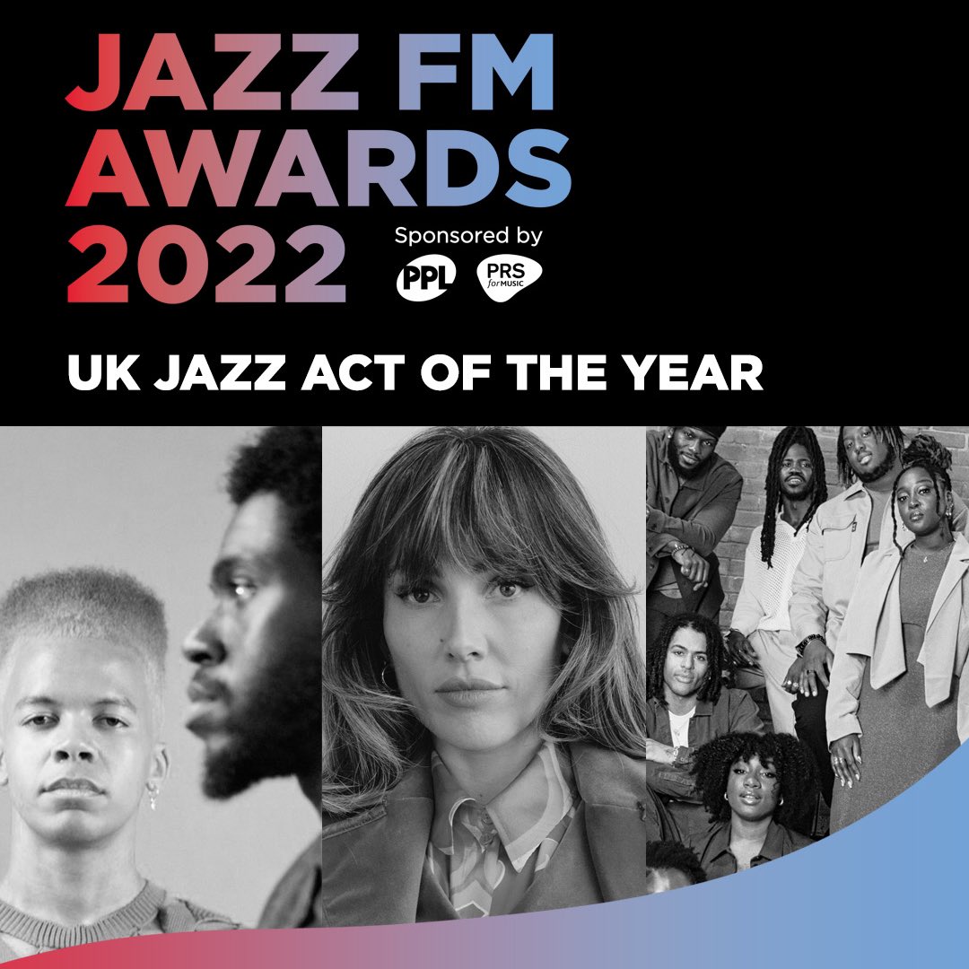 🎉 The UK Jazz Act of the Year Award Nominees are: @BlueLabBeats @georgia_cecile @kokorokomusic