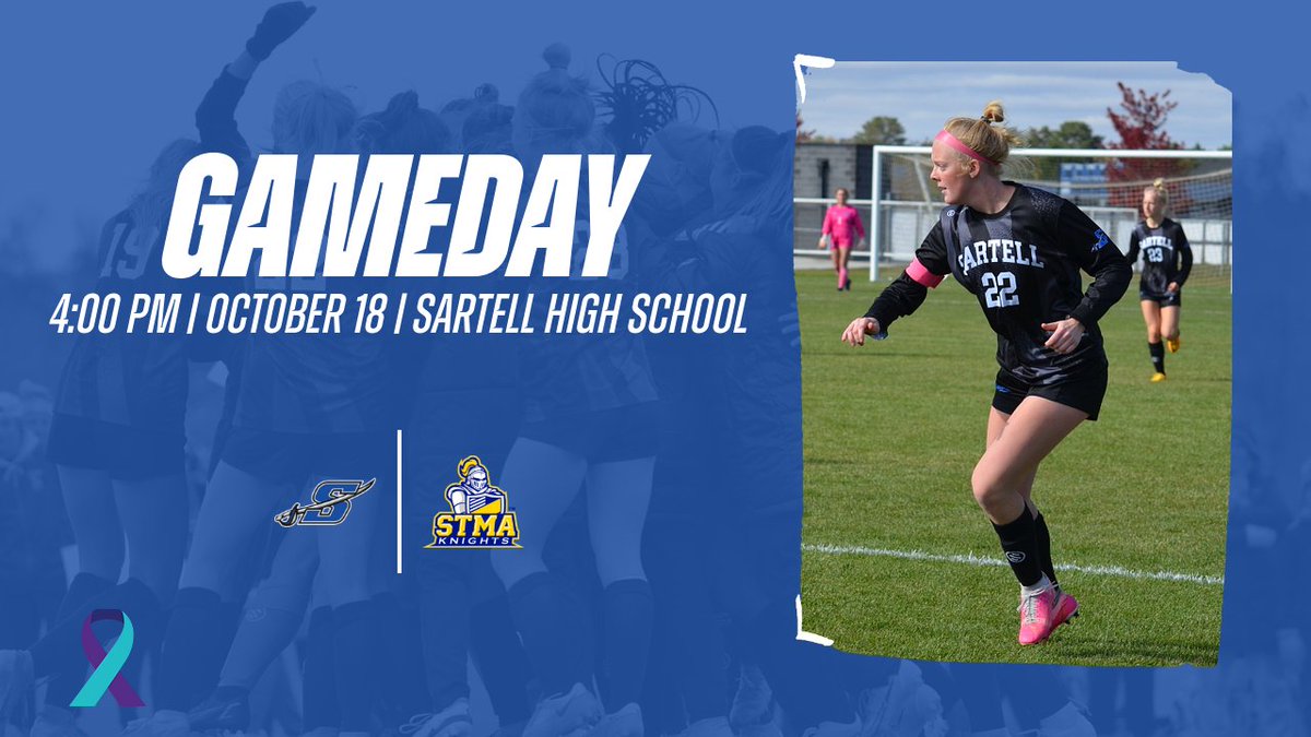 girlssoccershs's tweet photo. Wake up Sabres, it's GAMEDAY!!! Section 8AAA Final TODAY at Sartell High School, 4:00PM kickoff against St. Michael! Don't miss this one! #weareSTRONG #whiteroses #playingfortime https://t.co/c2COXjWoSt