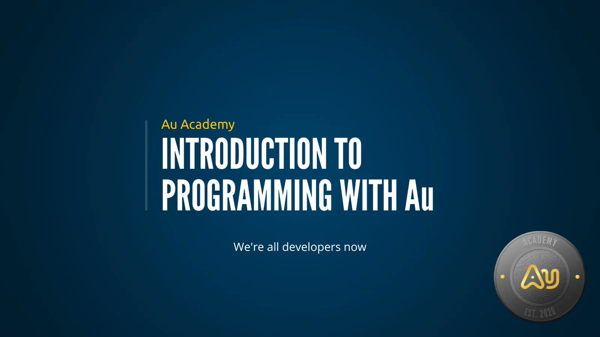 aucoda1's tweet photo. We are so excited to announce the new and improved FREE Introduction to Programming with Au course!

Register your place now at https://t.co/oa5JTlPzn0 

#learntocode #codenewbie #programming #aulanguage https://t.co/BEtZaQlpDY