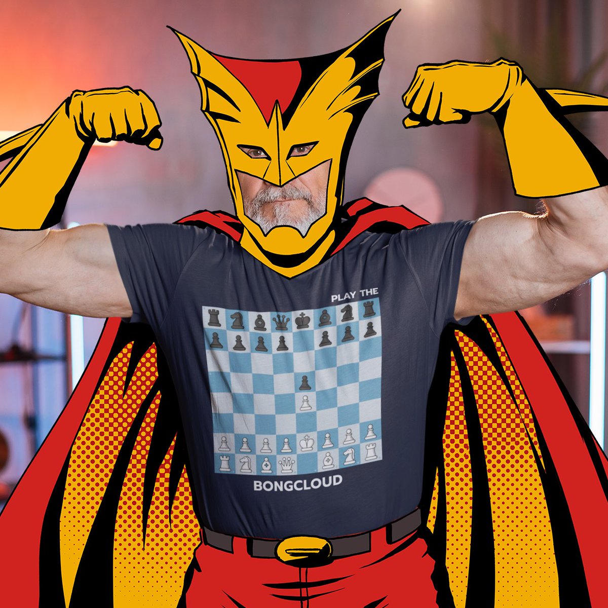 ZeroBlunders's tweet photo. Flex those muscles, and show your superpowers. Detonate the Ke2 bomb!
🔥🔥On sale🔥🔥 https://t.co/4pQ7WsUSUE
#chess #zeroblunders #chesspunks #bong #chesschamps https://t.co/rA1Ewk1nDl
