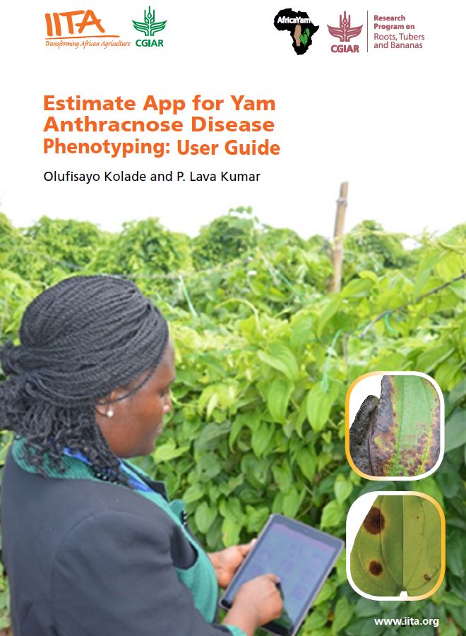 ESTIMATE - a smartphone application for yam anthracnose phenotyping in the field and laboratory. A simple & easy solution for disease phenotyping and selection of resistant clones. @IITA_CGIAR @CGIAR_EiB @fisykola @AfricaYam @CGIAR hdl.handle.net/20.500.12478/7…