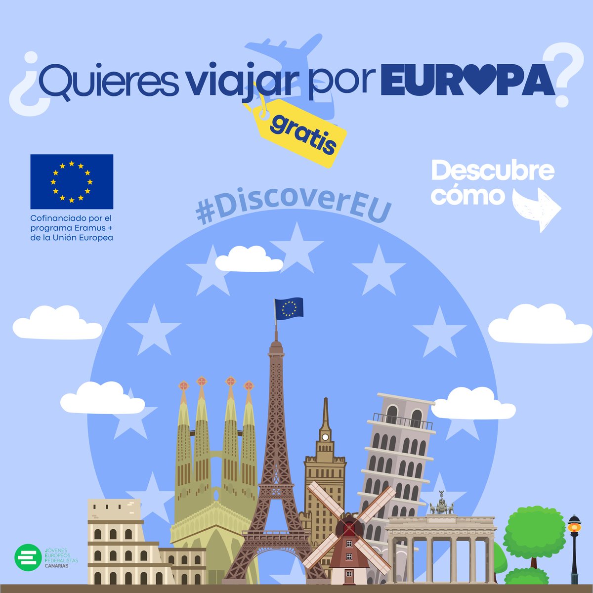jef_canarias's tweet photo. #DiscoverEU 🇪🇺

¿Tienes dudas? ¡Pregúntanos! 📥

⚠️ Pero ¡corre!, el plazo termina el 25 de octubre https://t.co/CrPwWAdTzQ