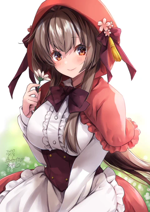 赤ずきんちゃん仮装の大和おねいちゃん 