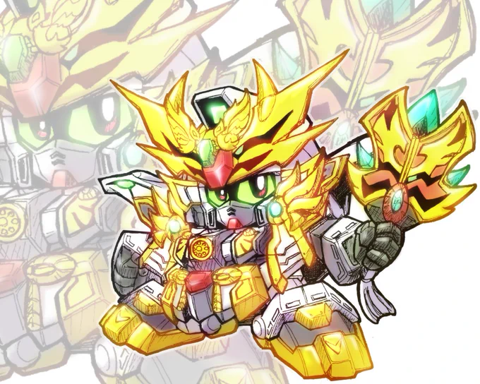 #令和の友よ大将軍を語る時でござる#新世維新編ベタだけど二次創作ファンアート作る位には四代目好き三代目と副将軍の関係になぞらえて影の人が副将軍に、という妄想つき 