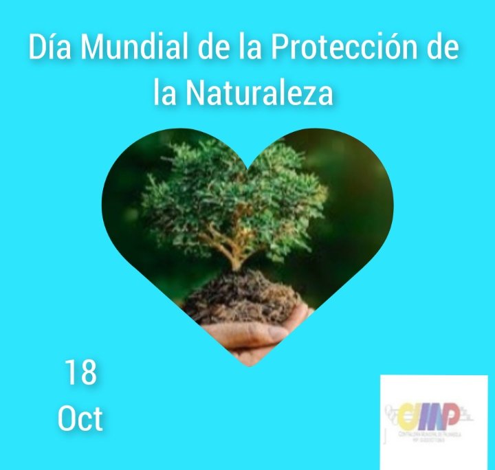 ContraloriaF's tweet photo. #TalDíaComoHoy | Hoy #18Oc se celebra el Día Mundial de la Protección de la Naturaleza, el cual fue establecido en el año 1972 con el objetivo de motivar la responsabilidad ambiental sobre la protección y cuidado de los espacios naturales https://t.co/UntrEeiZMP