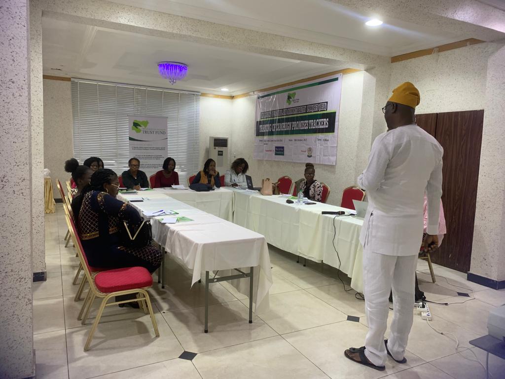 womenfundng's tweet photo. Today Nigerian Women Trust Fund trains Campaign Promises Trackers in Ekiti state to hold  Governor Biodun Oyebanji accountable to his campaign promises to people of Ekiti. We Are Watching the Public officers! Be Accountable!
#IEIA
@womenfundng @WRAPANG
@ekitistategov 
@WRAPANG https://t.co/5GHfQfkQAf