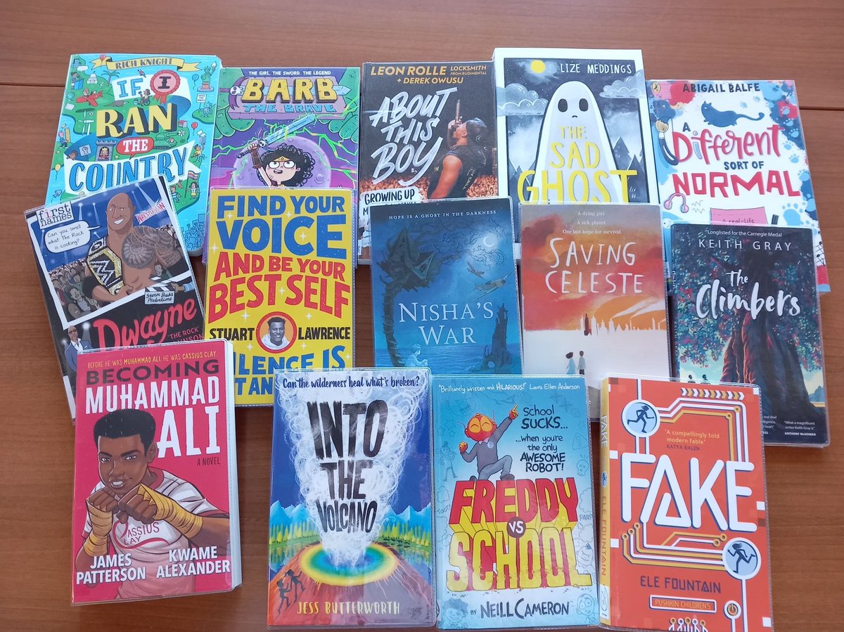 Thank you <a href="/Booktrust/">BookTrust</a>! A fantastic selection of books...students are already asking to borrow them! Best hurry up and get them on the system! #TeamHuxlow
