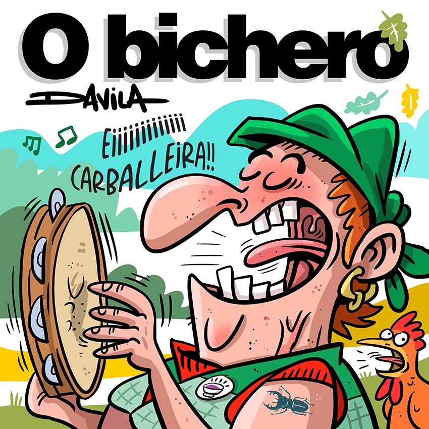 DavilaOBicheiro's tweet photo. O BICHERO XI - Moi pronto nas librarías!!! #obichero #davila #humorgalego #humor https://t.co/5XASXdOZCu