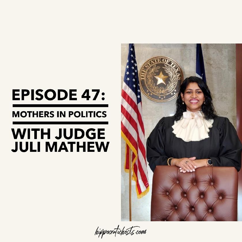 On the show today: the 1st Indian-American woman elected to the bench in the US, Judge Juli Mathew. She tells us her story, what it was like as a woman & an immigrant, and why you should consider running too! #mothersinpolitics #judgejulimathew #runforoffice #elections #politics