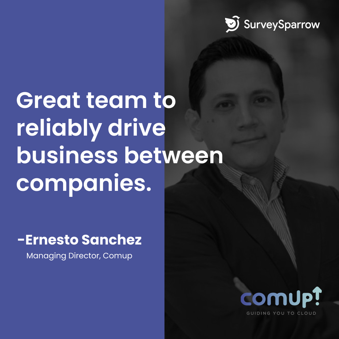 SurveySparrow's tweet photo. Be a part of our vibrant partner community and let’s make magic happen together❤️
Join the program at https://t.co/yr9ENyfVtZ
#Partnerships #partnertestimonials https://t.co/cYRbu3lEdp