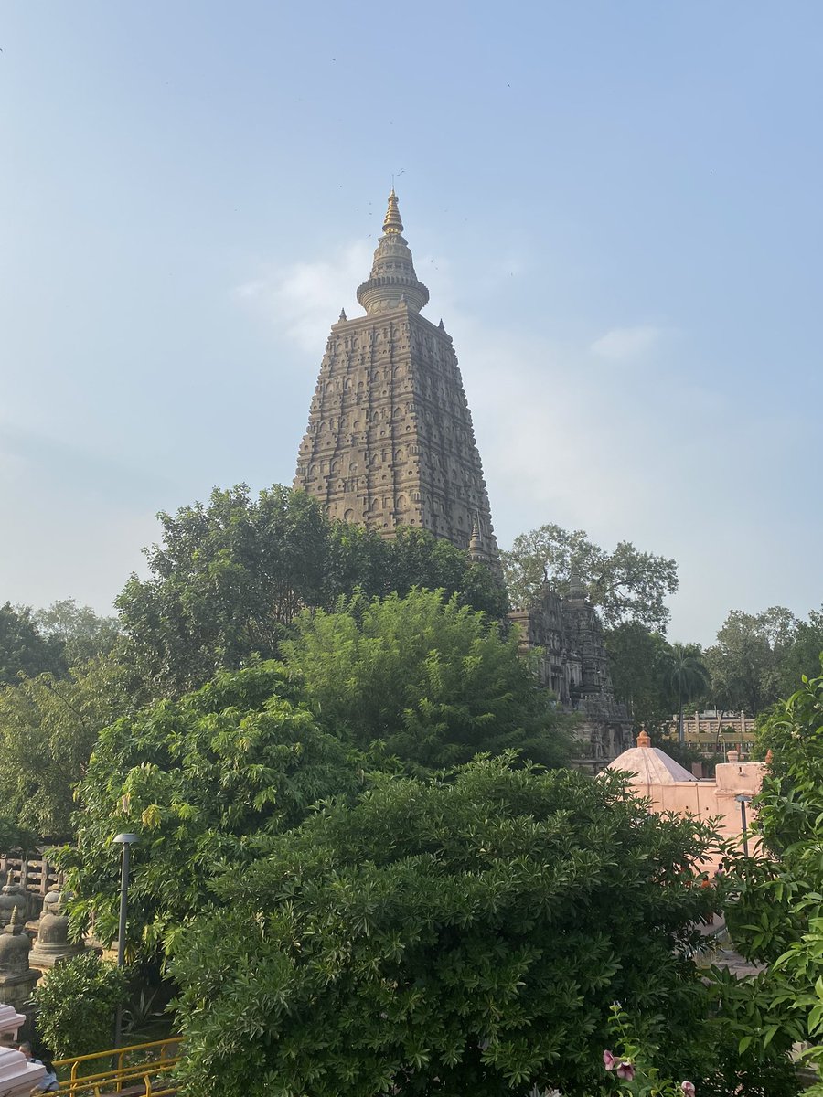 Mahabodhi temple, Bodh Gaya - UNESCO World Heritage site and a major tourist attraction in Bihar.