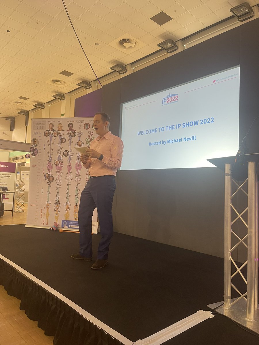 rach_1511's tweet photo. Our brilliant host @michael_nevill kicking off #IPShow @IPS_Infection
#IPConf2022 https://t.co/ajimn8CIv6
