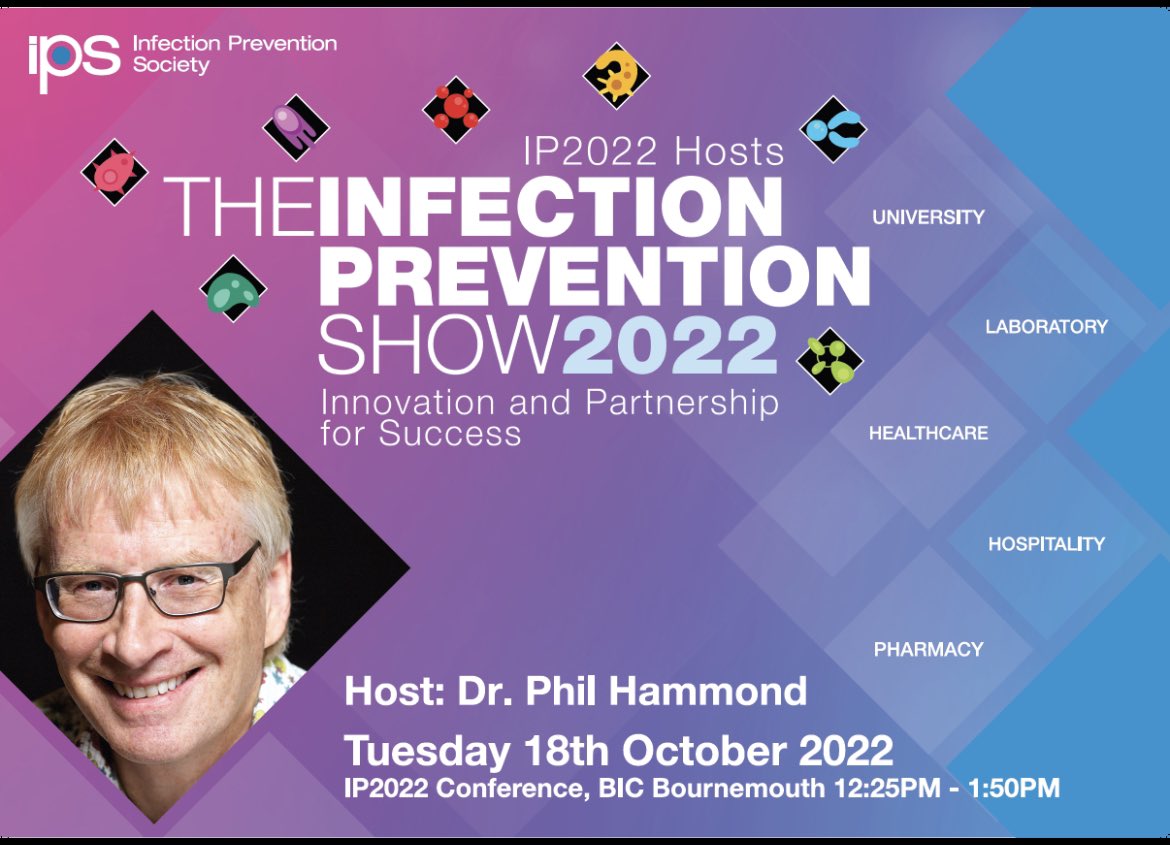 A full room for #theinfectionpreventionshow <a href="/drphilhammond/">Dr Phil Hammond 💙</a>  #ip2022Conf <a href="/IPS_Infection/">IPS</a>