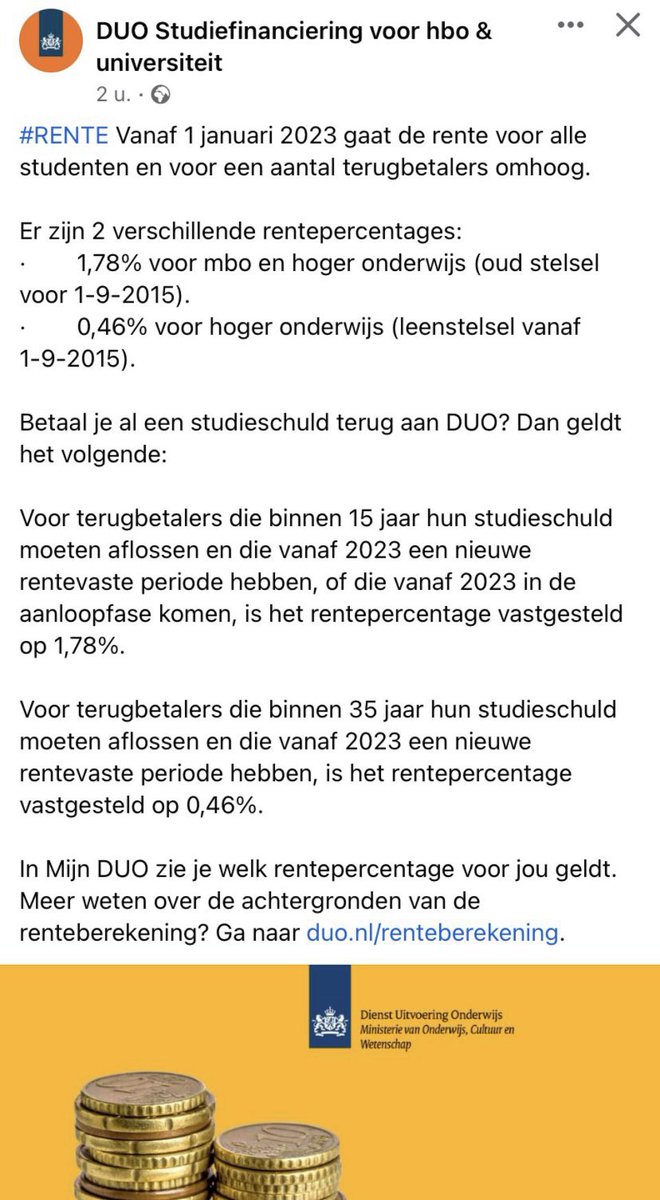 Van deze berichten worden de studerende kids en hun ouders weer stuk zekerder! #not In deze financiële onzekere tijden. Nog dieper in de schulden steken of komt er nu eens een echte oplossing! ⁦<a href="/PieterOmtzigt/">Pieter Omtzigt</a>⁩ Waarom kan dit niet gewoon renteloze lening blijven?