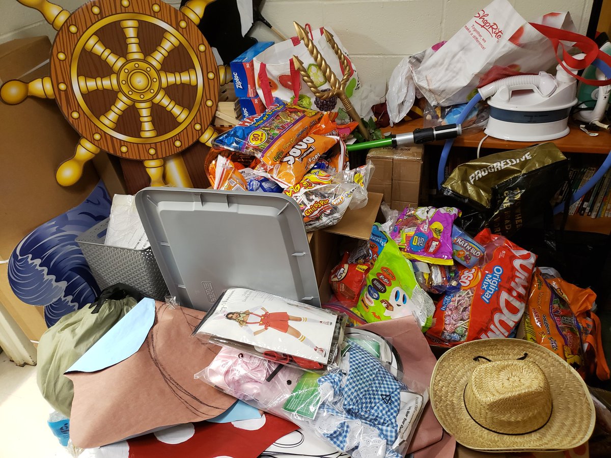 When your office looks like this it must have been a tornado or the week of Safe Halloween. Come on Saturday to see what the Theatre 4 kids and the Art Honor Society have created. <a href="/FHSDalers/">FHS Dalers</a> <a href="/MrsRummenie/">Amanda</a> Ms. Steffen.