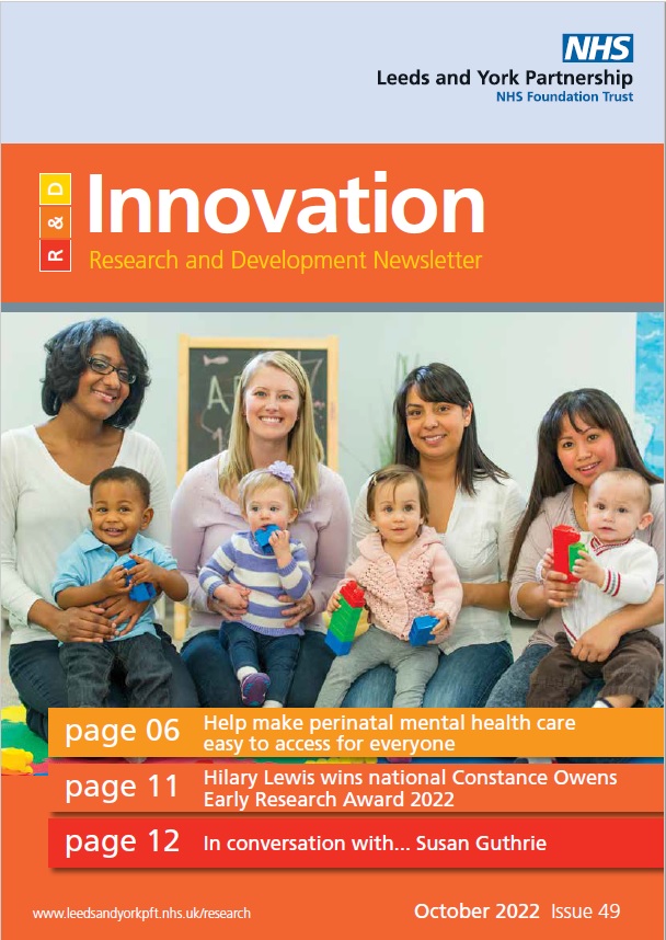 LYPFT R&D (@lypftresearch) on Twitter photo Out Now!
Issue 49: Features an article for making perinatal mental health care easy to access for everyone, a piece on @HilaryLewis25 winning the <a href="/ConOwensTrust/">Constance Owens</a> Owens Early Research Award, and an interview with <a href="/SusanGuthrieSLT/">Susan Guthrie</a>
#Research #MentalHealth
leedsandyorkpft.nhs.uk/research/publi⦠Out Now!
Issue 49: Features an article for making perinatal mental health care easy to access for everyone, a piece on @HilaryLewis25 winning the <a href="/ConOwensTrust/">Constance Owens</a> Owens Early Research Award, and an interview with <a href="/SusanGuthrieSLT/">Susan Guthrie</a>
#Research #MentalHealth
leedsandyorkpft.nhs.uk/research/publiā¦