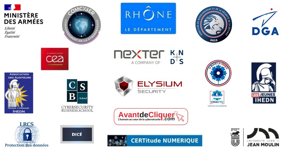 CyberCercle's tweet photo. 🙏 Merci aux partenaires & soutiens de la 1ère édition des Rencontres Défense & Cyber: une journée au service des acteurs #Defense sur les sujets #cybersecurite #cyberdefense qui se déroule demain à #Lyon
Avec une action pour le @BleuetFrance💙
#ArmeeNation #BITD #rdefensecyber https://t.co/9ZFszfHxgU
