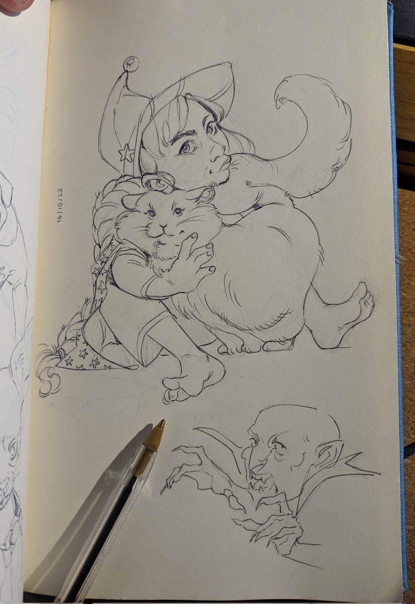 LU_1984_'s tweet photo. Algunos sketches de ayer y el domingo. https://t.co/zHBXefAh2q
