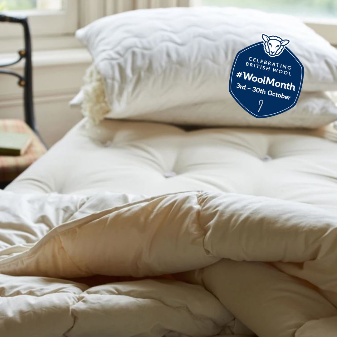 BritishWool's tweet photo. #WorldMenopauseDay

8 in 10 women had no idea that using #Wool #Bedding could improve their sleep &amp; mitigate the symptoms of menopause whilst #Sleeping

Read more here
https://t.co/L8gz0G7ftF

#BritishWool #WoolMonth #WoolWeek #ChooseWool #WhyWoolMatters #LookForTheShepherdsCrook https://t.co/yiFNAr9TO2