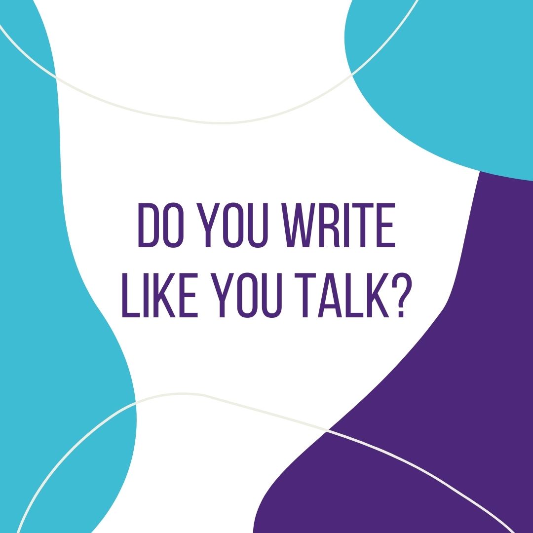 When you write copy for your website, do you write as you talk? 🗣 Often people write their website copy, forgetting a real person is reading it🙋‍♀️ Take your homepage. Does it read like you're talking to a real person? How could you give it a human feel? 🤔 #copywritingtips