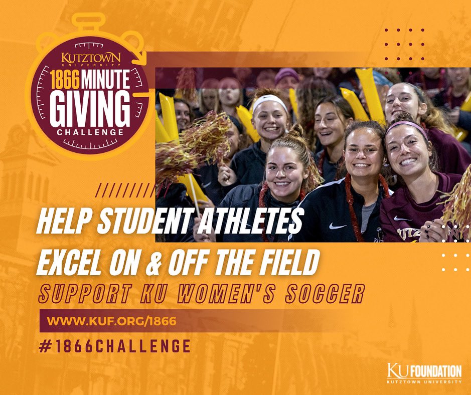 Today we call on all players, parents, alumni, followers, and supporters of Kutztown University Women’s Soccer to help us during this annual fundraising event! 

Please share with all your friends and family.

LINK IN BIO
give.classy.org/KU_soccer1866