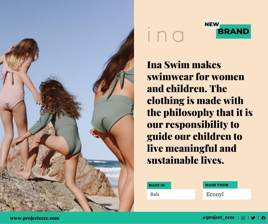 Project_Cece's tweet image. ✨New: Ina Swim✨
The swimwear from Ina swim is:
✅ practical 
✅ durable 
✅ sustainable  
The clothing is mindfully made, with every step of the process focussed on making high-quality, sustainable pieces, that are comfortable, practical and beautiful. 
cece.eco/ina-swim